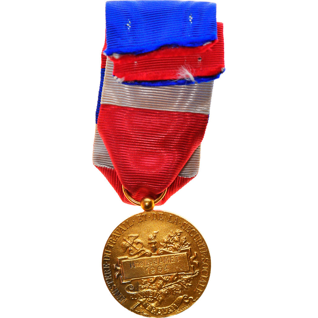France, Ministère du Travail et de la Sécurité Sociale, Medal, 1964