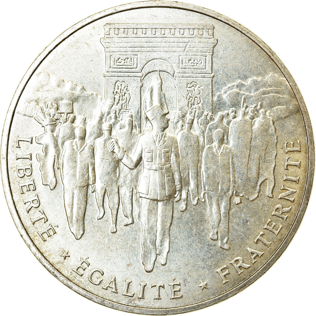 Moneta, Francia, Libération de Paris, 100 Francs, 1994, SPL-, Argento