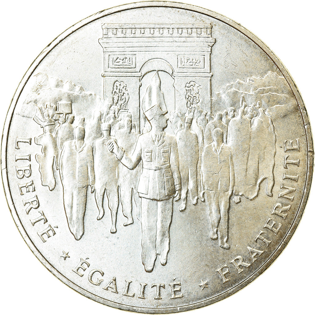 Coin, France, Libération de Paris, 100 Francs, 1994, MS(60-62), Silver