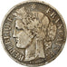 Moneda, Francia, Cérès, 2 Francs, 1872, Bordeaux, BC+, Plata, KM:817.2
