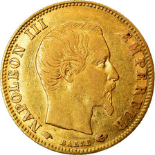 Moneda, Francia, Napoleon III, Napoléon III, 5 Francs, 1860, Paris, MBC, Oro