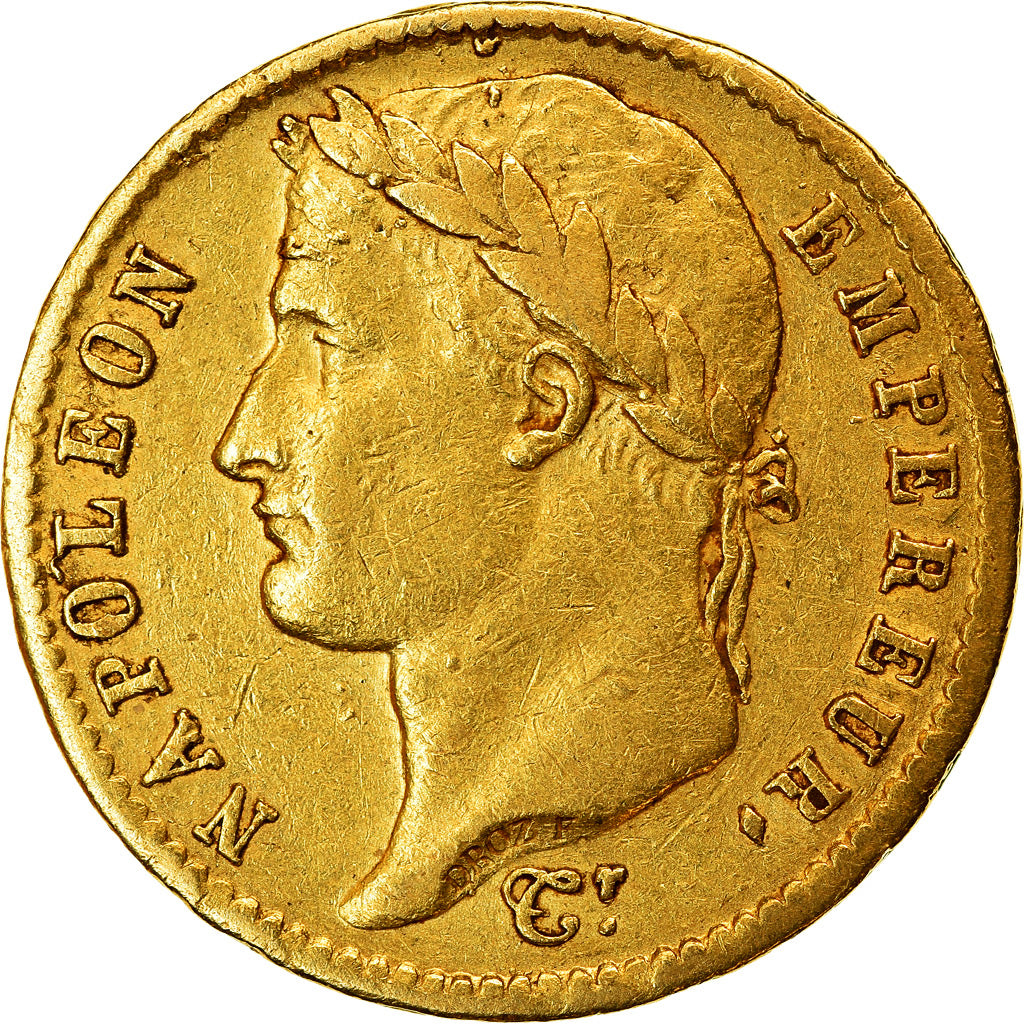 Moneta, Francia, Napoléon I, 20 Francs, 1813, Paris, BB, Oro, KM:695.1