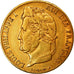 Moeda, França, Louis-Philippe, 20 Francs, 1840, Paris, EF(40-45), Dourado