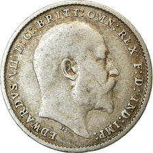 Coin, Great Britain, Edward VII, 3 Pence, 1905, VF(30-35), Silver, KM:797.2