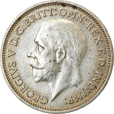 Coin, Great Britain, George V, 6 Pence, 1936, AU(55-58), Silver, KM:832