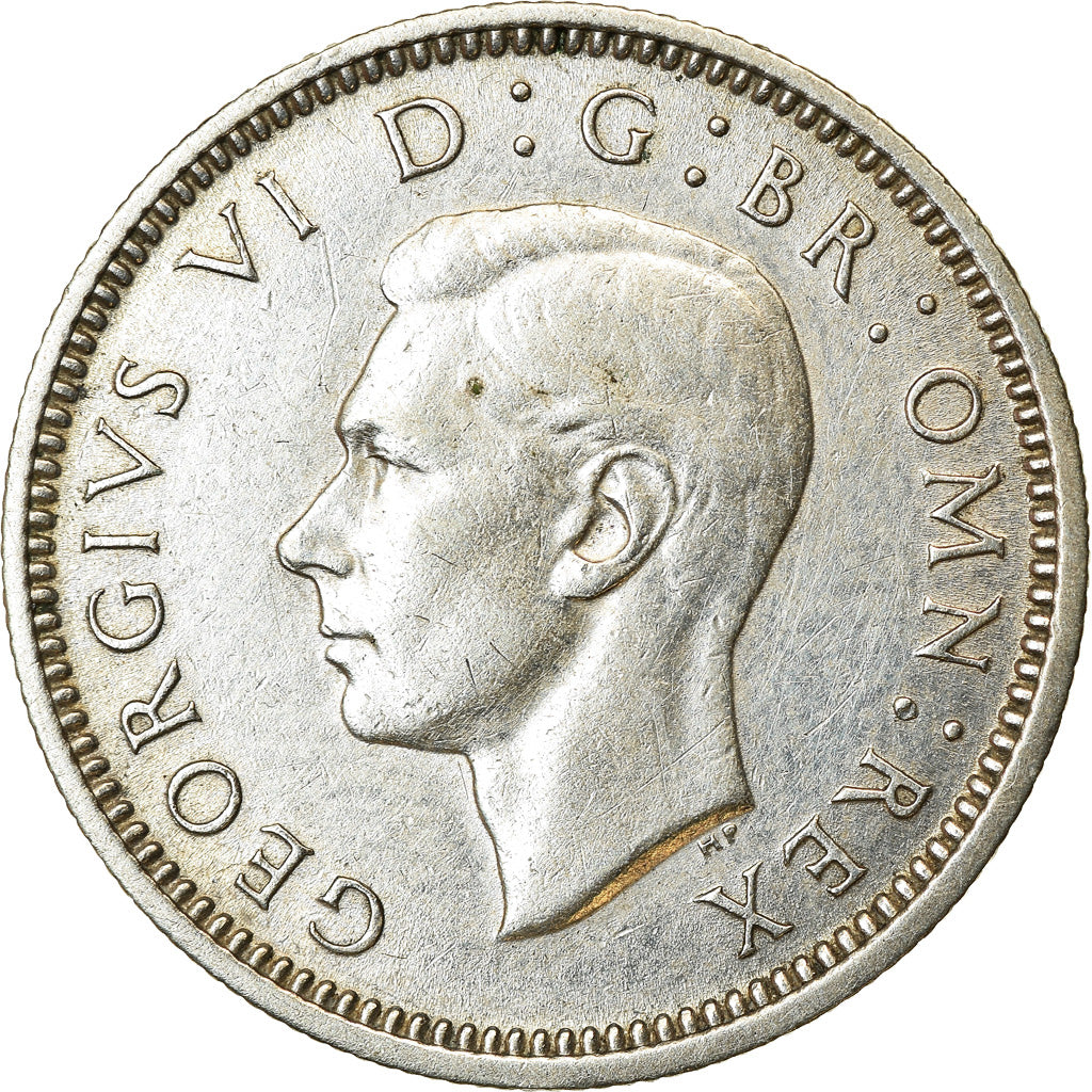 Coin, Great Britain, George VI, 6 Pence, 1942, AU(50-53), Silver, KM:852