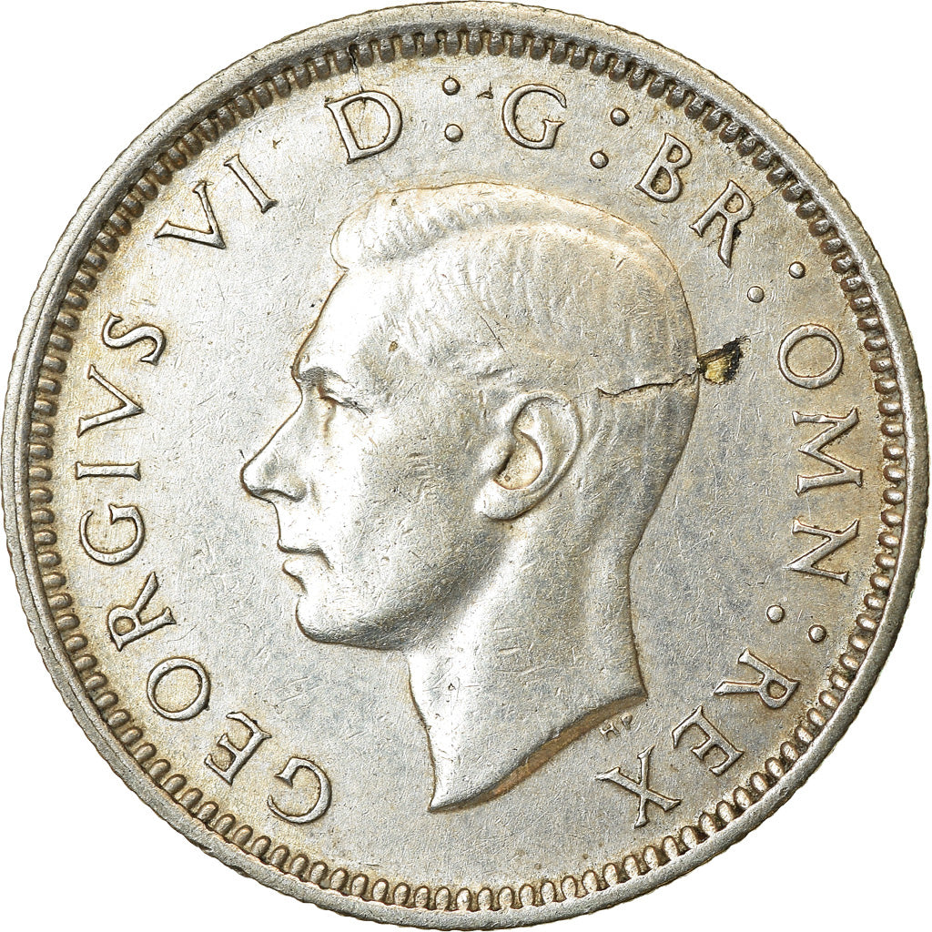 Coin, Great Britain, George VI, 6 Pence, 1943, AU(55-58), Silver, KM:852