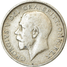 Moneda, Gran Bretaña, George V, 6 Pence, 1912, BC+, Plata, KM:815