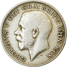 Moeda, Grã-Bretanha, George V, 6 Pence, 1921, VF(30-35), Prata, KM:815a.1