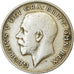 Münze, Großbritannien, George V, 6 Pence, 1921, S+, Silber, KM:815a.1