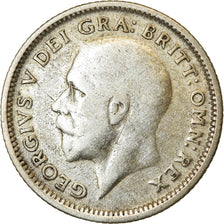 Coin, Great Britain, George V, 6 Pence, 1926, EF(40-45), Silver, KM:815a.2