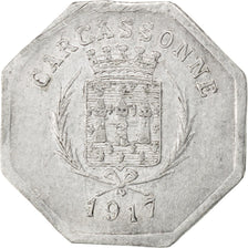 Francia, 25 Centimes, 1917, BB, Alluminio, Elie:20.3