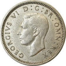 Coin, Great Britain, George VI, 3 Pence, 1941, EF(40-45), Silver, KM:848