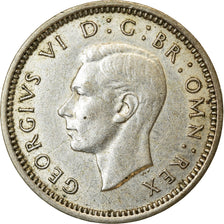 Coin, Great Britain, George VI, 3 Pence, 1944, EF(40-45), Silver, KM:848