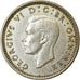 Coin, Great Britain, George VI, 3 Pence, 1944, EF(40-45), Silver, KM:848