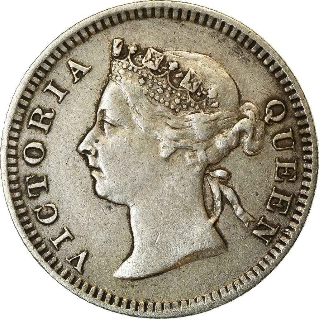Coin, Hong Kong, Victoria, 5 Cents, 1898, AU(50-53), Silver, KM:5