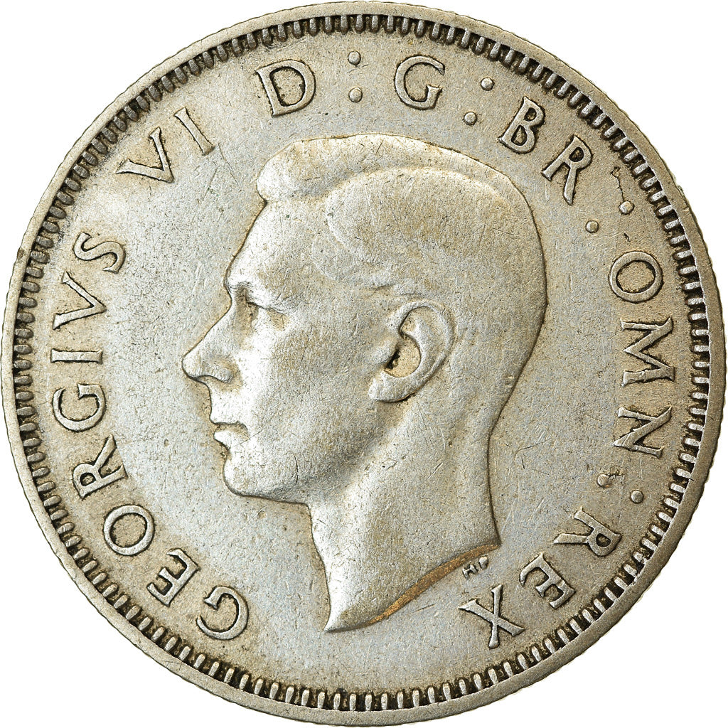 Coin, Great Britain, George VI, Shilling, 1946, EF(40-45), Silver, KM:854