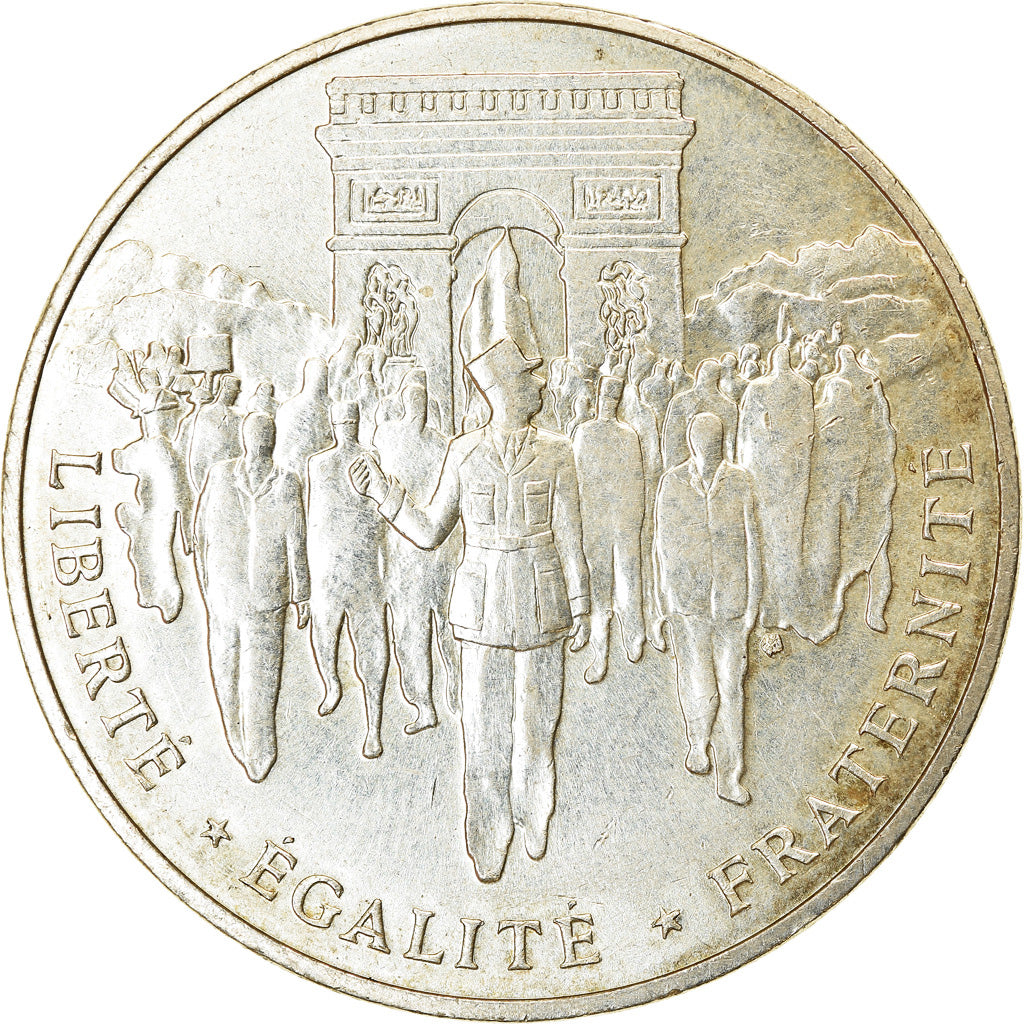 Coin, France, Libération de Paris, 100 Francs, 1994, AU(50-53), Silver