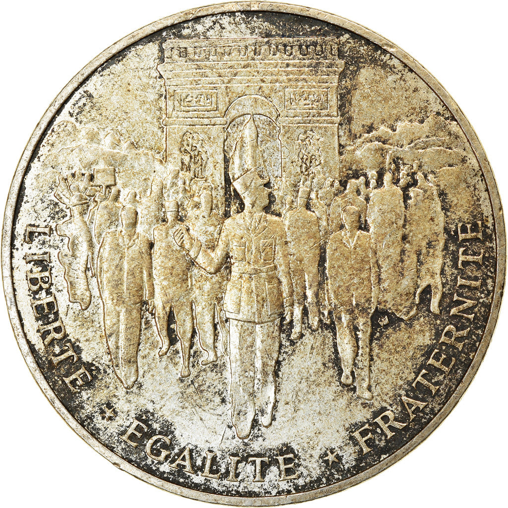 Coin, France, Libération de Paris, 100 Francs, 1994, AU(50-53), Silver