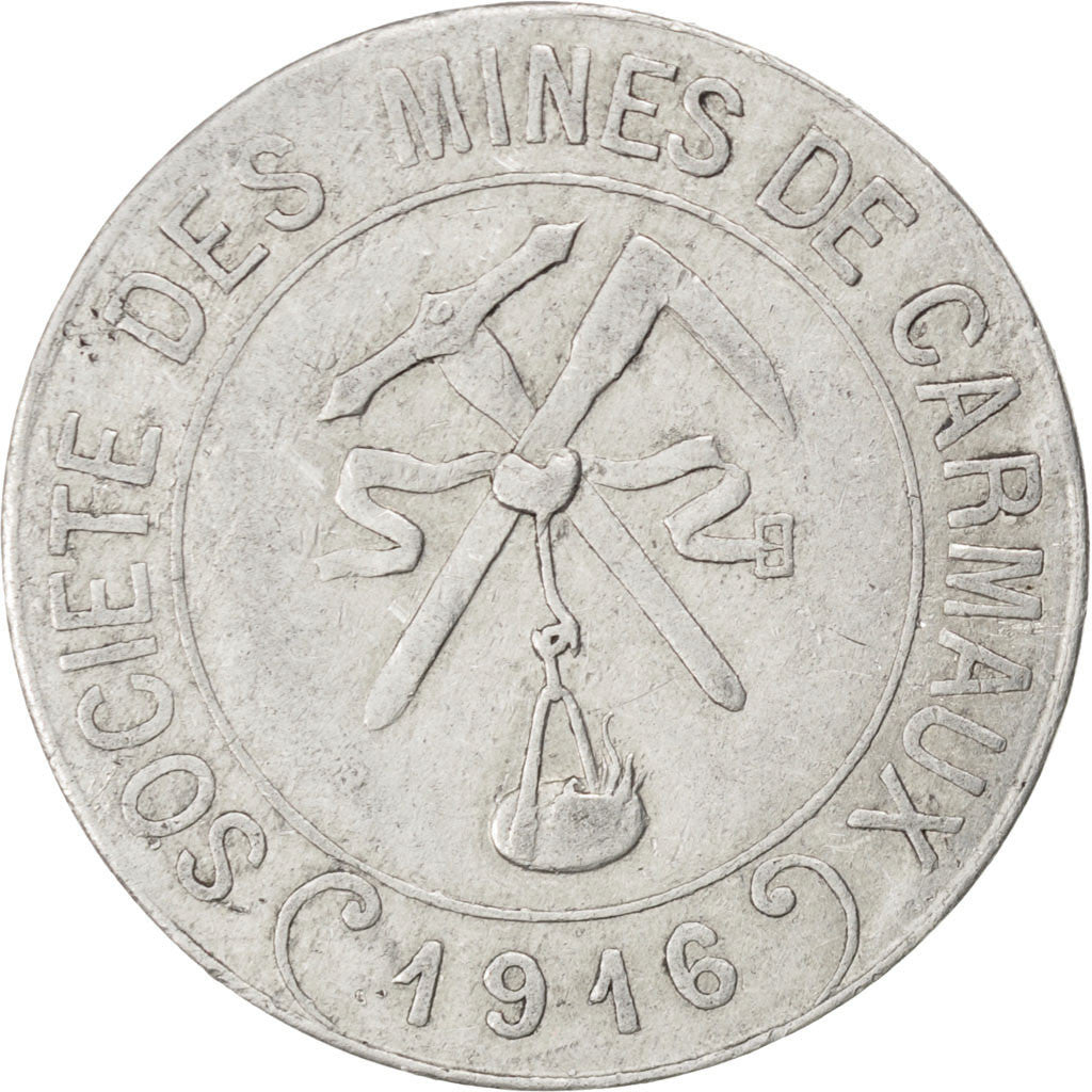 Carmaux, Société des Mines, 10 Centimes 1916, Elie 10.2