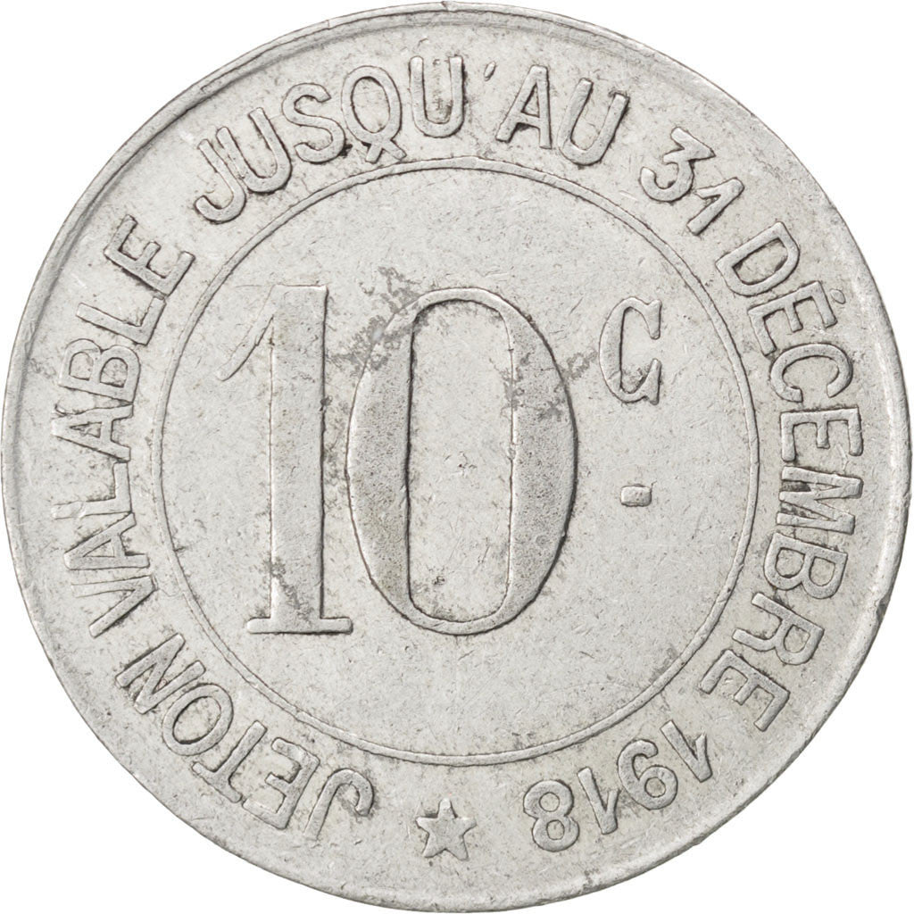 Carmaux, Société des Mines, 10 Centimes 1916, Elie 10.2