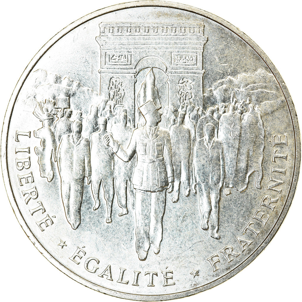Coin, France, Libération de Paris, 100 Francs, 1994, MS(60-62), Silver