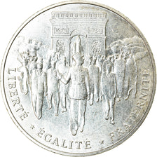 Moneda, Francia, Libération de Paris, 100 Francs, 1994, EBC+, Plata, KM:1045.1