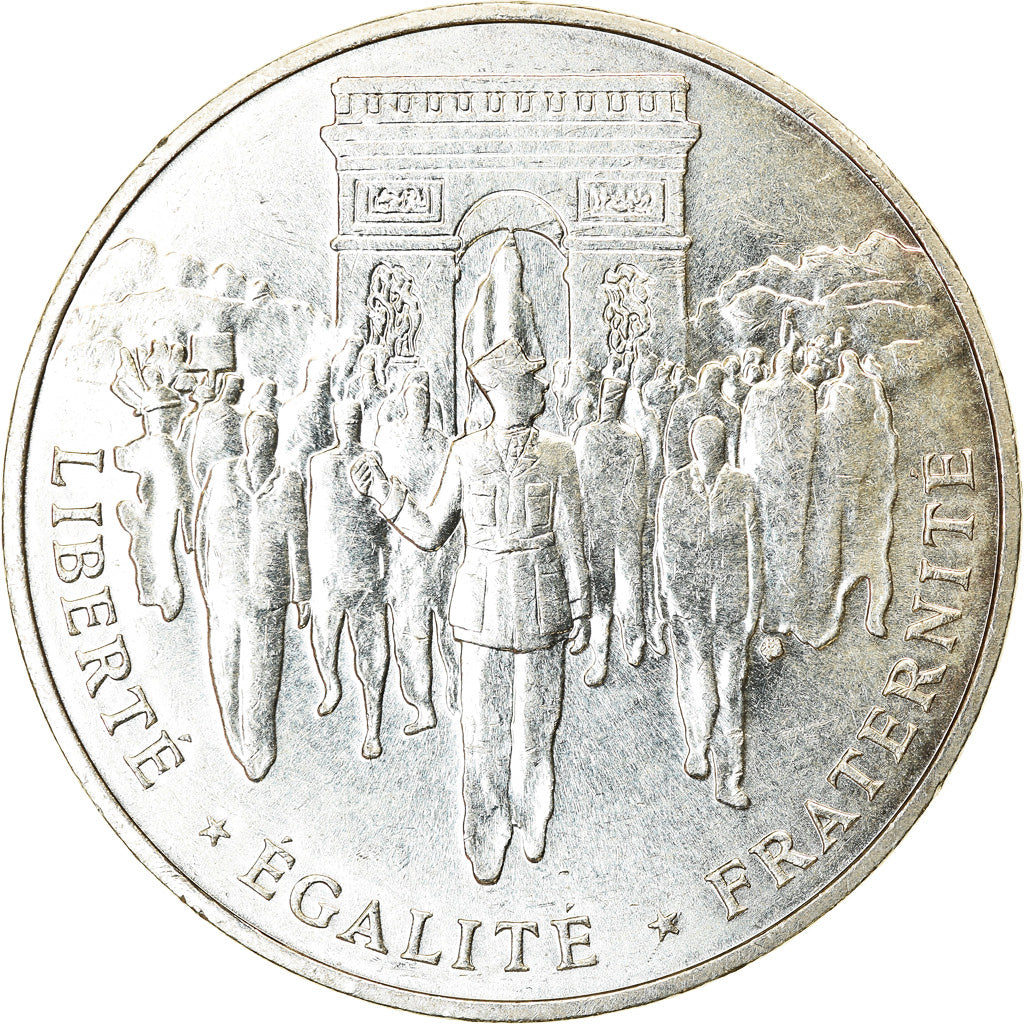 Coin, France, Libération de Paris, 100 Francs, 1994, MS(60-62), Silver