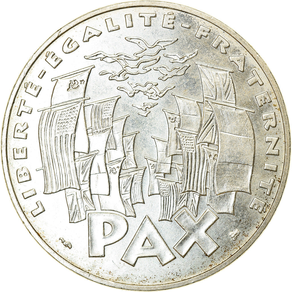 Moneta, Francja, 8 mai 1945, 100 Francs, 1995, Paris, AU(50-53), Srebro