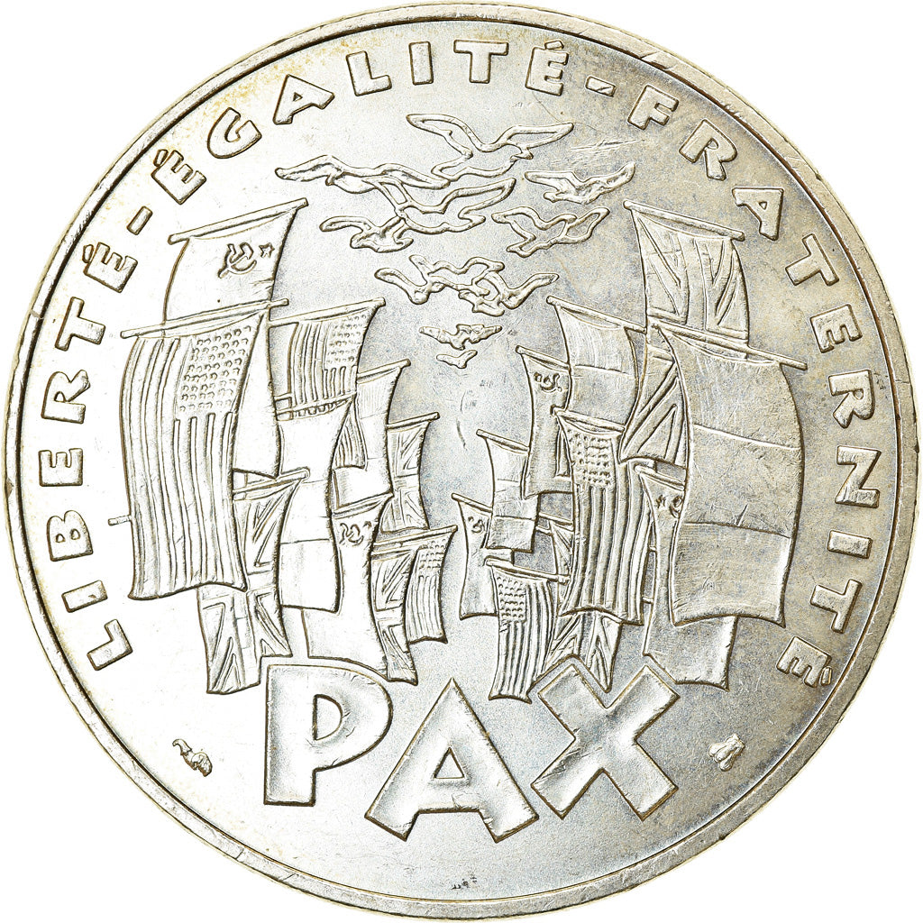 Moneda, Francia, 8 mai 1945, 100 Francs, 1995, Paris, EBC, Plata, KM:1116.1