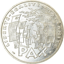 Moeda, França, 8 mai 1945, 100 Francs, 1995, Paris, AU(55-58), Prata, KM:1116.1