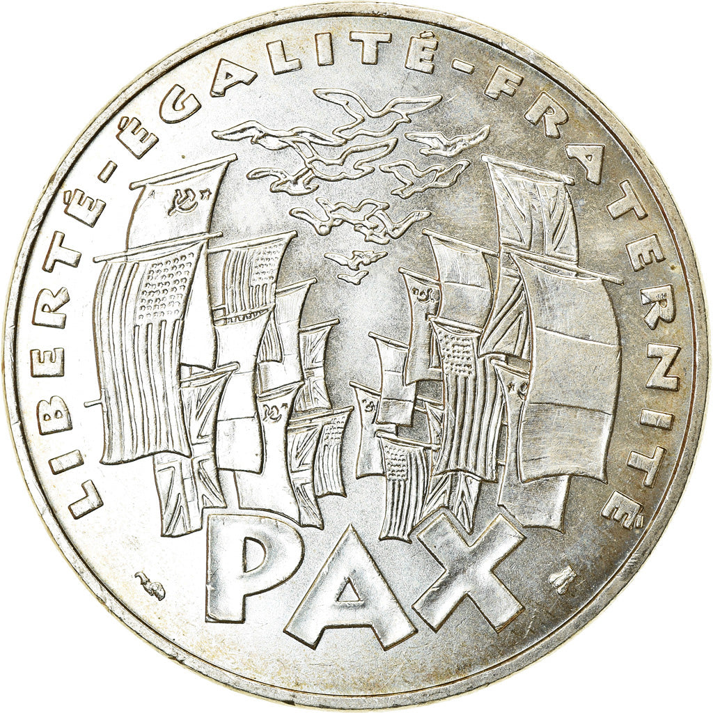 Coin, France, 8 mai 1945, 100 Francs, 1995, Paris, MS(60-62), Silver, KM:1116.1