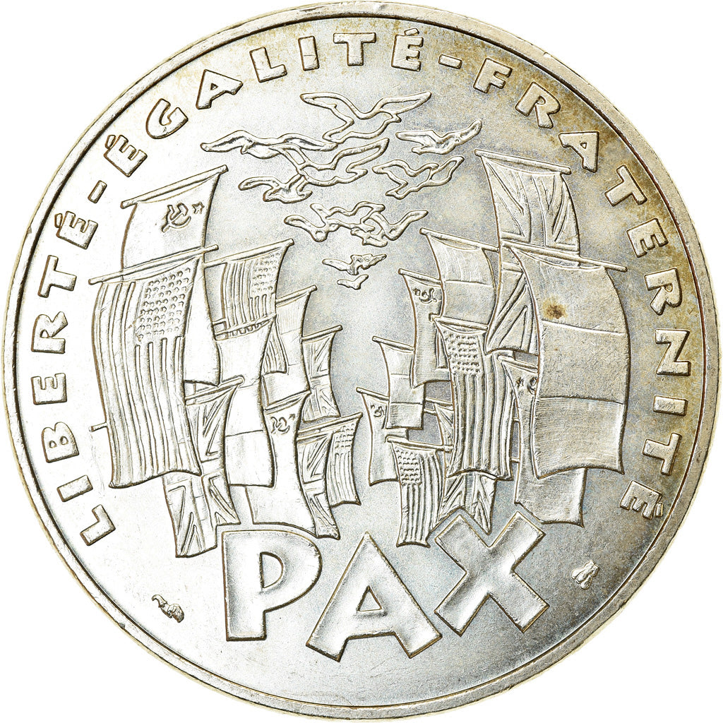 Coin, France, 8 mai 1945, 100 Francs, 1995, Paris, MS(60-62), Silver, KM:1116.1