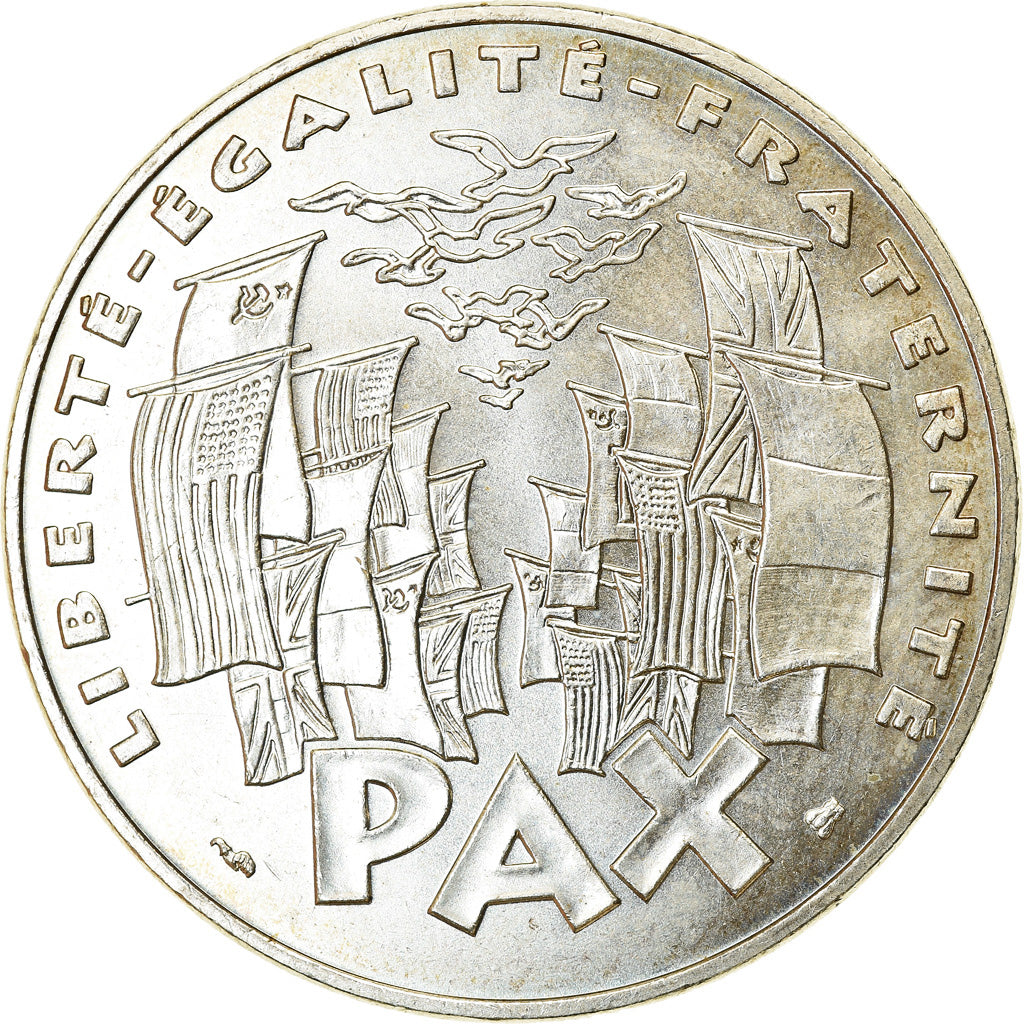 Coin, France, 8 mai 1945, 100 Francs, 1995, Paris, MS(60-62), Silver, KM:1116.1