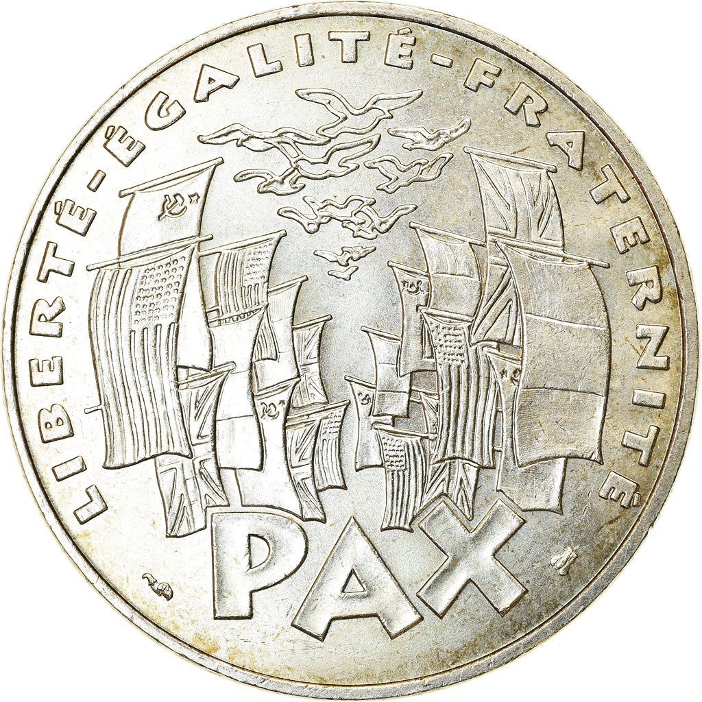 Coin, France, 8 mai 1945, 100 Francs, 1995, Paris, MS(60-62), Silver, KM:1116.1