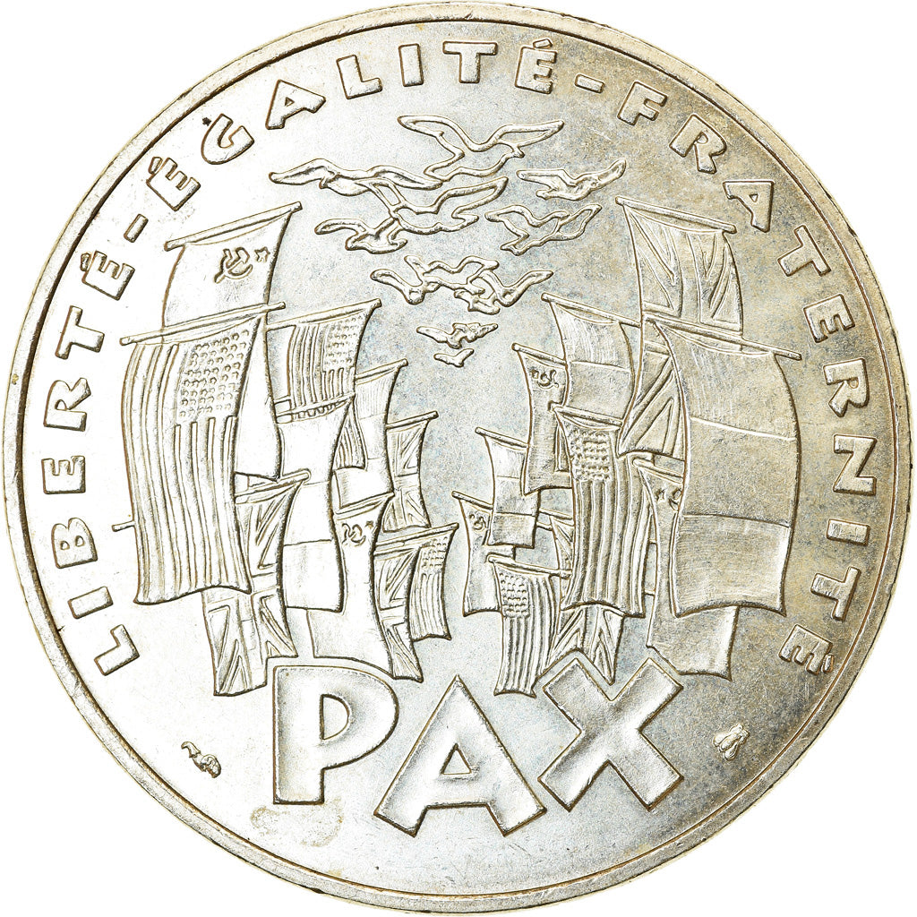 Coin, France, 8 mai 1945, 100 Francs, 1995, Paris, MS(60-62), Silver, KM:1116.1