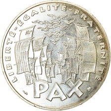 Moeda, França, 8 mai 1945, 100 Francs, 1995, Paris, MS(63), Prata, KM:1116.1
