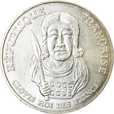 Moneda, Francia, Clovis, 100 Francs, 1996, EBC+, Plata, KM:1180, Gadoury:953