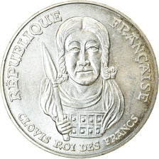 Coin, France, Clovis, 100 Francs, 1996, MS(60-62), Silver, KM:1180, Gadoury:953
