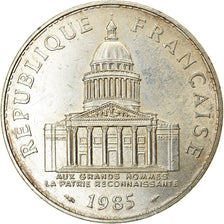 Moeda, França, Panthéon, 100 Francs, 1985, Paris, AU(55-58), Prata, KM:951.1