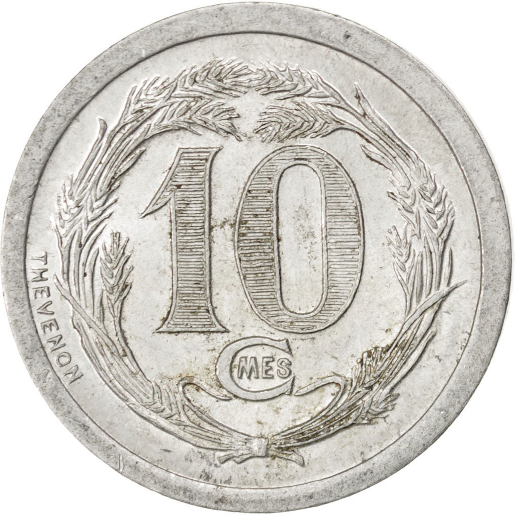 Monnaie, France, 10 Centimes, TTB+, Aluminium, Elie:10.1