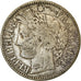 Moneta, Francia, Cérès, 2 Francs, 1871, Bordeaux, MB+, Argento, KM:816.2