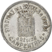 Carpentras, Syndicat des Hôtels et Cafés, 25 Centimes, Elie 10.2