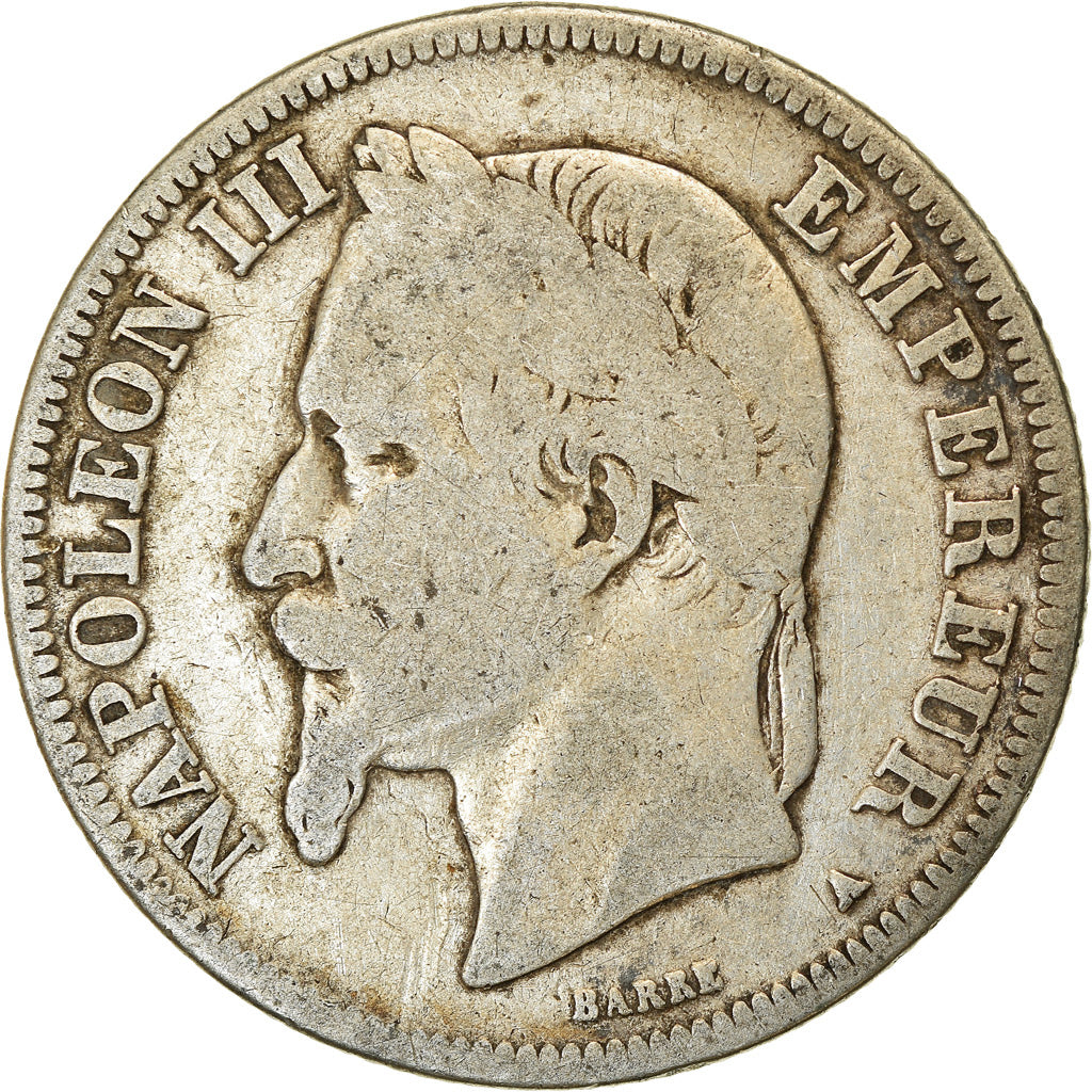 Münze, Frankreich, Napoleon III, Napoléon III, 2 Francs, 1868, Paris, S