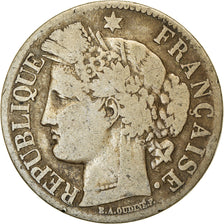 Coin, France, Cérès, 2 Francs, 1871, Paris, VF(20-25), Silver, KM:817.1