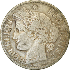 Monnaie, France, Cérès, 2 Francs, 1871, Paris, TB+, Argent, Gadoury:530