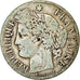 Moneta, Francia, Cérès, 2 Francs, 1872, Paris, MB, Argento, KM:817.1