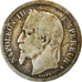 Moneda, Francia, Napoleon III, Napoléon III, Franc, 1868, Paris, BC, Plata