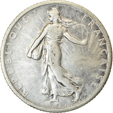 Coin, France, Semeuse, Franc, 1906, Paris, VF(20-25), Silver, KM:844.1