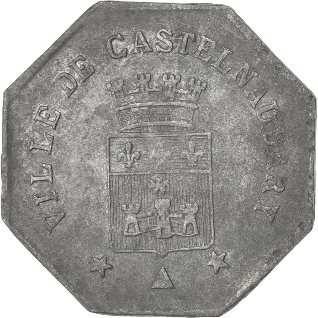 Castelnaudary, Union des Commerçants, 25 Centimes 1917, Elie 10.3